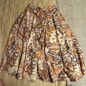 Cato floral skirt